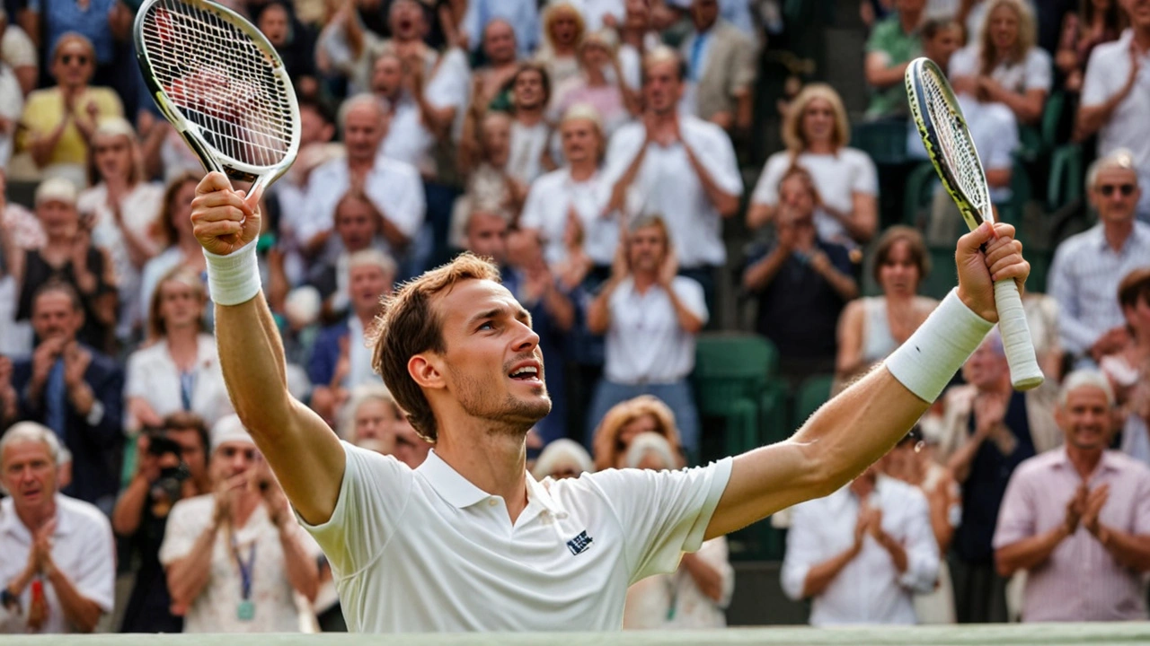 Medvedev derrota a Sinner en Wimbledon y se enfrentará al campeón defensor Alcaraz