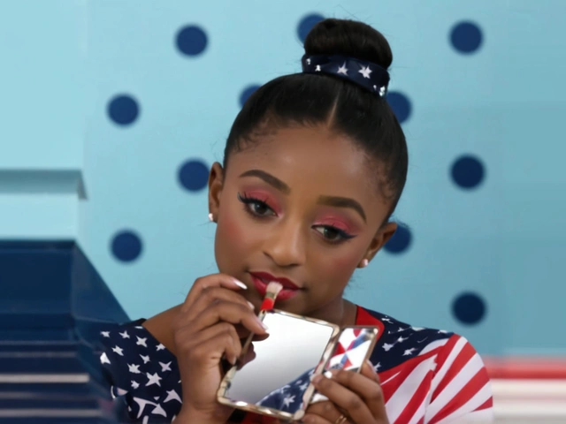 Simone Biles y su elección por el delineador de labios NYX de 4 dólares en los Juegos Olímpicos de París