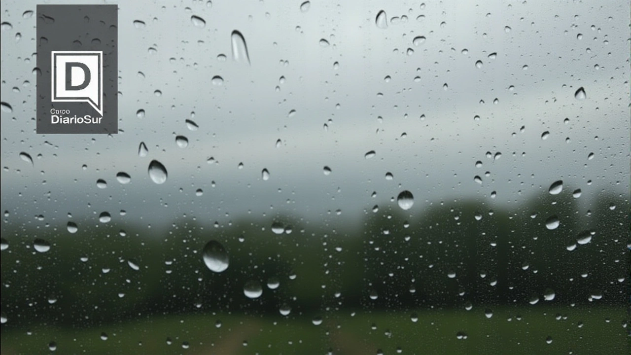 Meteored advierte lluvias intensas y viento fuerte en Los Ríos para octubre 2025