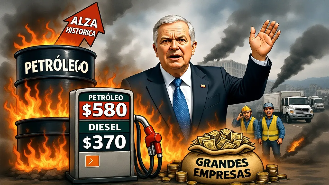 Protestas contra el 'bencinazo' y el ajuste económico de José Antonio Kast