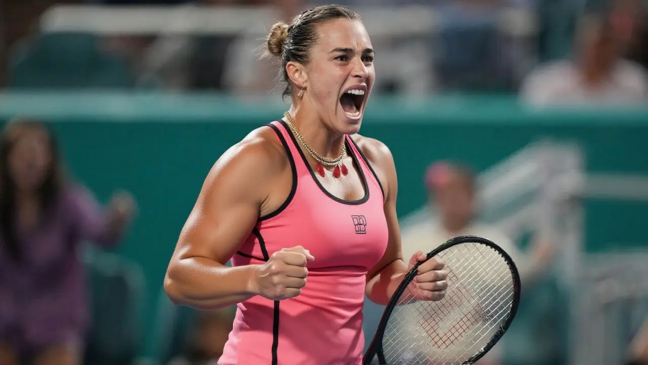 Sabalenka bate a Rybakina en Miami y busca el doblete del sol